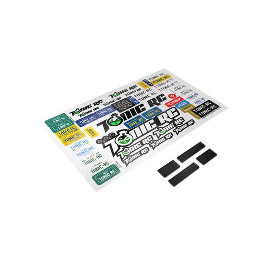 License Plate Set + Sticker Sheet