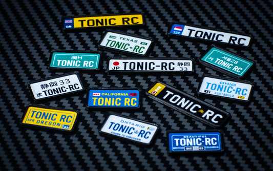 License Plate Set + Sticker Sheet
